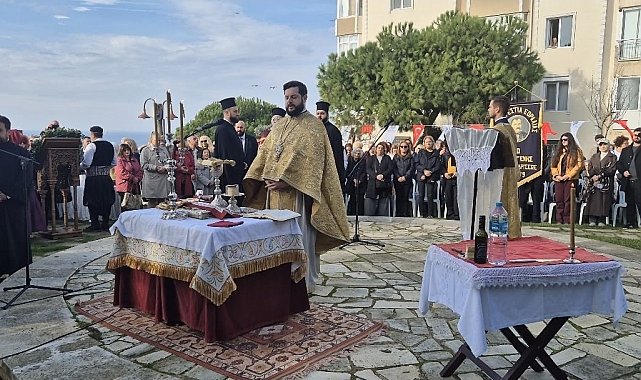 Silivri'de "Son Aziz" Nektarios'u anmak için ayin düzenlendi
