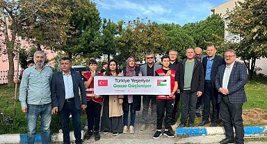 Sinop'ta Gazze için fidan dikimi