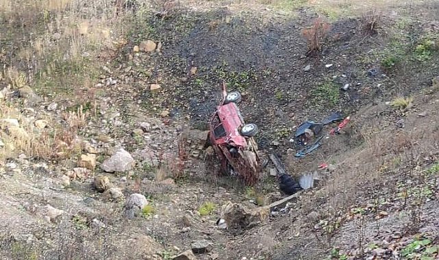 Sinop'ta kontrolden çıkan otomobil uçuruma yuvarlandı: 1 ölü