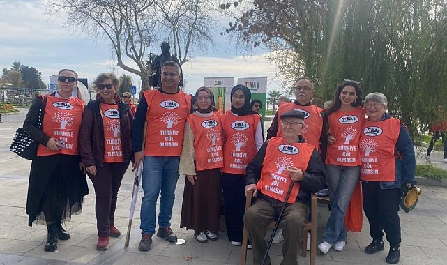 Sinop'ta toprağa saygı yürüyüşü