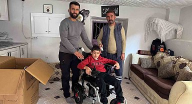 Şırnak'ta engelli çocuğun hayalini polis gerçekleştirdi