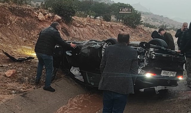 Şırnak'ta otomobil takla attı: 2 yaralı