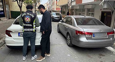 Şişli'de trafiği tehlikeye sokan şahıslara 41 bin 507 TL ceza