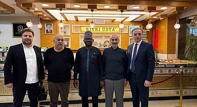 Sıtkı Usta Çukurambar Şubesi, Gana Büyükelçisi Nasiru-Deen'i ağırladı