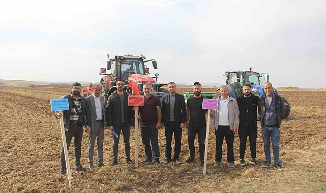 Sivas'ta 5 farklı ekmeklik buğday, pilot bölgede toprakla buluşturuldu