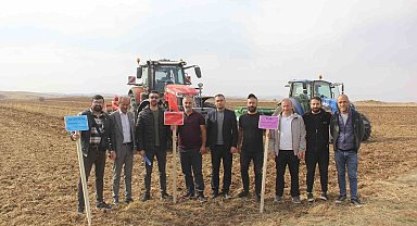 Sivas'ta 5 farklı ekmeklik buğday, pilot bölgede toprakla buluşturuldu
