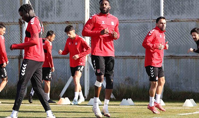 Sivasspor'da Boluspor maçı hazırlıkları sürdü