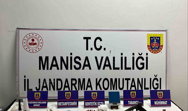 Soma'da jandarmadan uyuşturucu operasyonu
