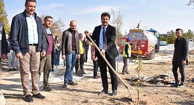 SÜ'de Milli Ağaçlandırma Günü'nde yüzlerce fidan dikildi