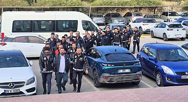 Suç örgütü operasyonunda 10 gözaltı