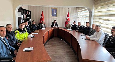 Susuz'da kış tedbirleri toplantısı yapıldı