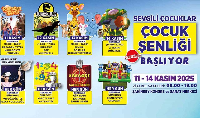 Tahmazoğlu'ndan Çocuk Şenliğine davet