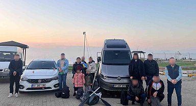 Tekirdağ'da 20 düzensiz göçmen yakalandı