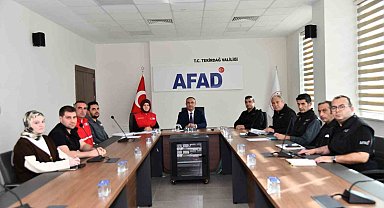 Tekirdağ'da afet beslenme kapasitesi masaya yatırıldı