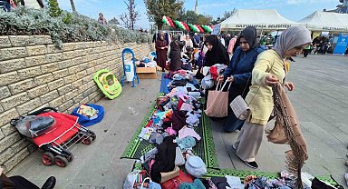 Tekirdağ'da Filistin için hayır çarşısı açıldı