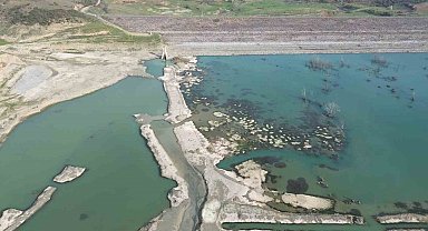 Tekirdağ'da korkutan görüntü: Naip Barajı'nda 20 günlük su kaldı