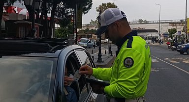 Tekirdağ'da muayenesiz ve cam filmli araçlara ceza