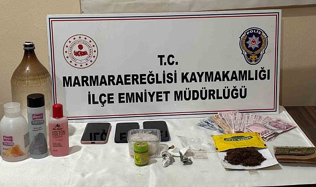 Tekirdağ'da uyuşturucu operasyonunda bir şüpheli yakalandı