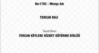 Tercan Balı Erzincan'ın 14. Coğrafi İşaretli ürünü oldu