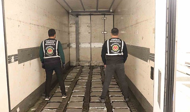 Ticaret Bakanlığı Gümrükler Muhafaza Ekiplerince 337 milyon değerinde uyuşturucu madde yakalandı