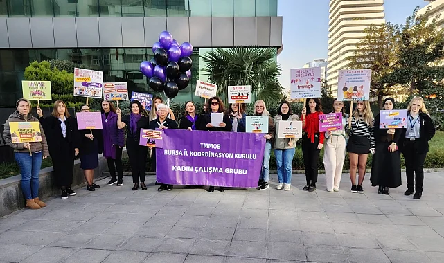 TMMOB Bursa İKK Kadın Çalışma Grubu'ndan farkındalık çağrısı