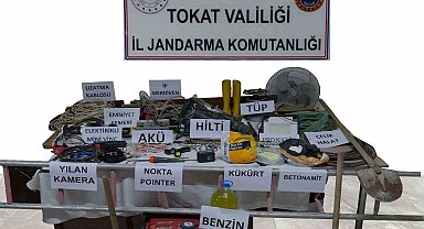 Tokat'ta kaçak kazı yapan 3 şüpheli suçüstü yakalandı