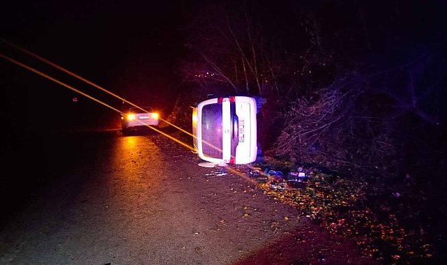 Tokat'ta otomobil kontrolden çıktı: 1 yaralı