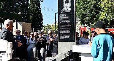 Topçu Yüzbaşı Mustafa Ertuğrul Aker, anıt mezarında anıldı