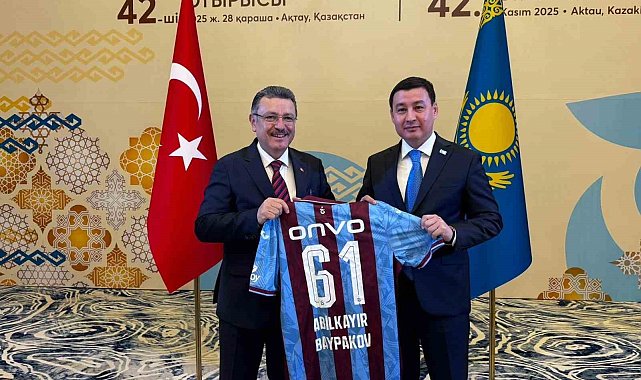 Trabzon'un yeni kardeşi Aktau oldu
