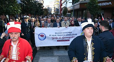 Trabzon'da 'Gidip de Dönmeyenler' etkinliği! 511 şehit anıldı