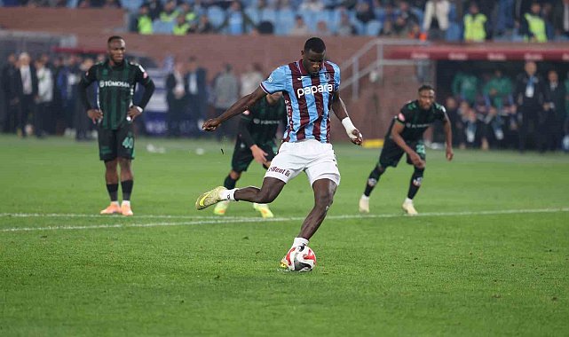 Trendyol Süper Lig: Trabzonspor: 1 - Konyaspor: 1