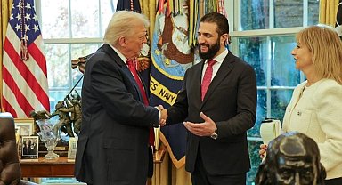 Trump ile Suriye Devlet Başkanı eş-Şara arasında esprili sohbet