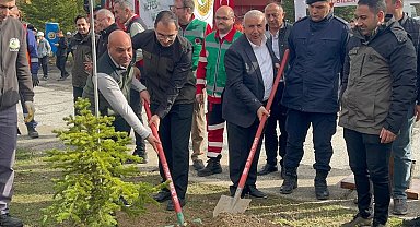 Tunçbilek'te Milli Ağaçlandırma seferberliğine katkı