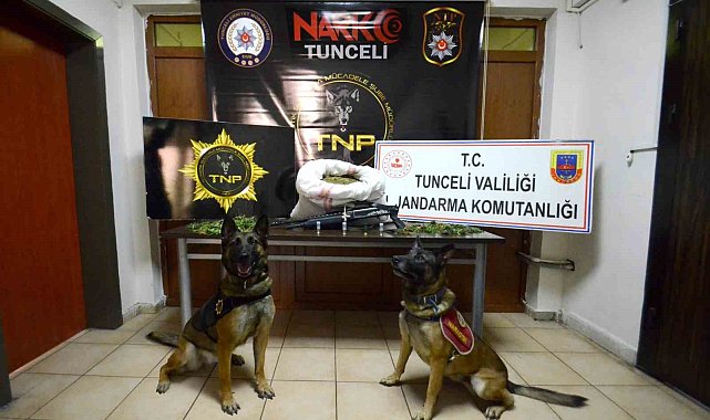 Tunceli merkezli 3 ilde uyuşturucu operasyonu: 23 kilo esrar ele geçirildi