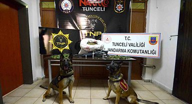 Tunceli merkezli 3 ilde uyuşturucu operasyonu: 23 kilo esrar ele geçirildi