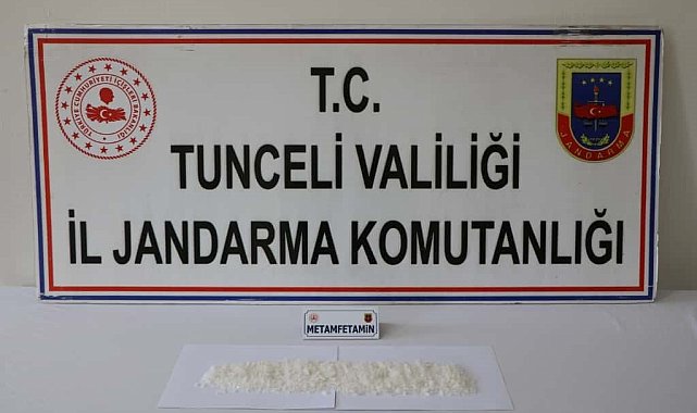 Tunceli'de metamfetamin operasyonu: 3 bin içimlik uyuşturucu ele geçirildi