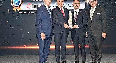 Tüpraş'a Kocaeli Sanayi Odası'ndan 'Sürdürülebilirlikte Mükemmeliyet' ödülü