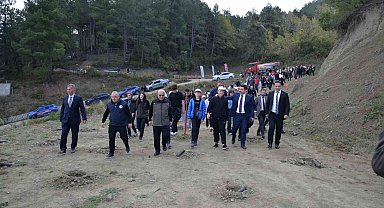 Türkeli'de fidanlar toprakla buluştu