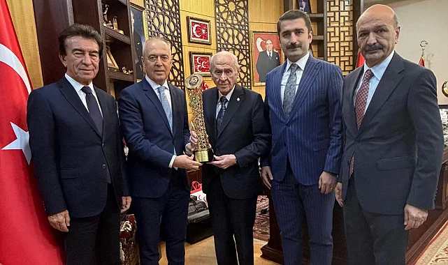 Türkiye Bisiklet Federasyonu'ndan Bahçeli'ye ziyaret