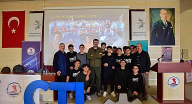 TUSAŞ baş test pilotundan öğrencilere 'gökyüzü dersleri'