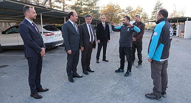 UMKE'nin kahramanlarına Başkan Aksun'dan destek