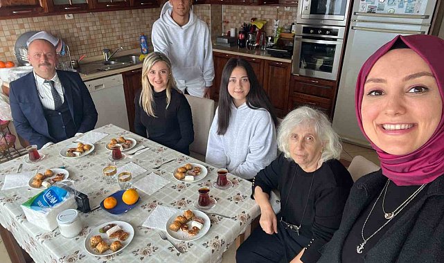 Uzun Mehmet MTAL'den emekli öğretmene vefa ziyareti