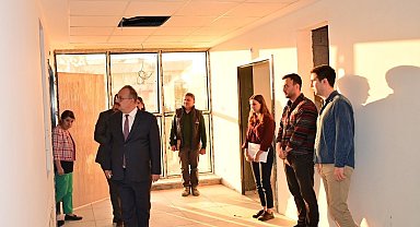 Vali Canbolat, Huzurevi ve Rehabilitasyon Merkezi inşaatında incelemelerde bulundu