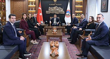 Vali Çiçek; eğitimcileri kabul etti