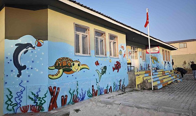 Van Güzel Sanatlar Lisesinden anaokuluna renkli dokunuş