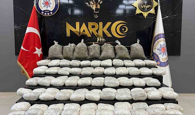 Van'da 134 kilo uyuşturucu ele geçirildi