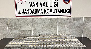 Van'da 3 bin 75 paket kaçak sigara ele geçirildi