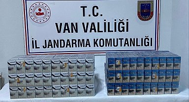 Van'da gümrük kaçağı sigara ve malzeme ele geçirildi