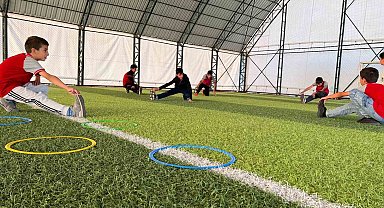 Varto'da futbol kursu sürüyor