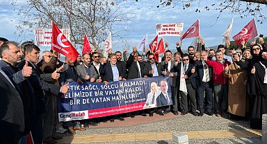 Yeniden Refah'tan İznik'te Papa ziyaretine protesto